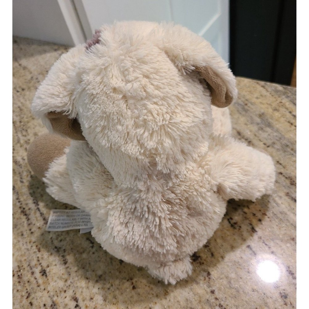 Intelex  Cozy Plush Weighted Dog Biege Tag Floppy Ears Flaxseed Lavender - Picture 3 of 12